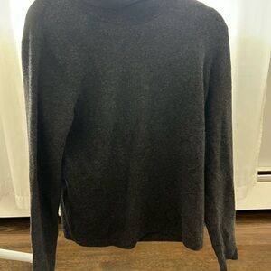 Ralph Lauren Women's Charcoal Turtleneck Sweater